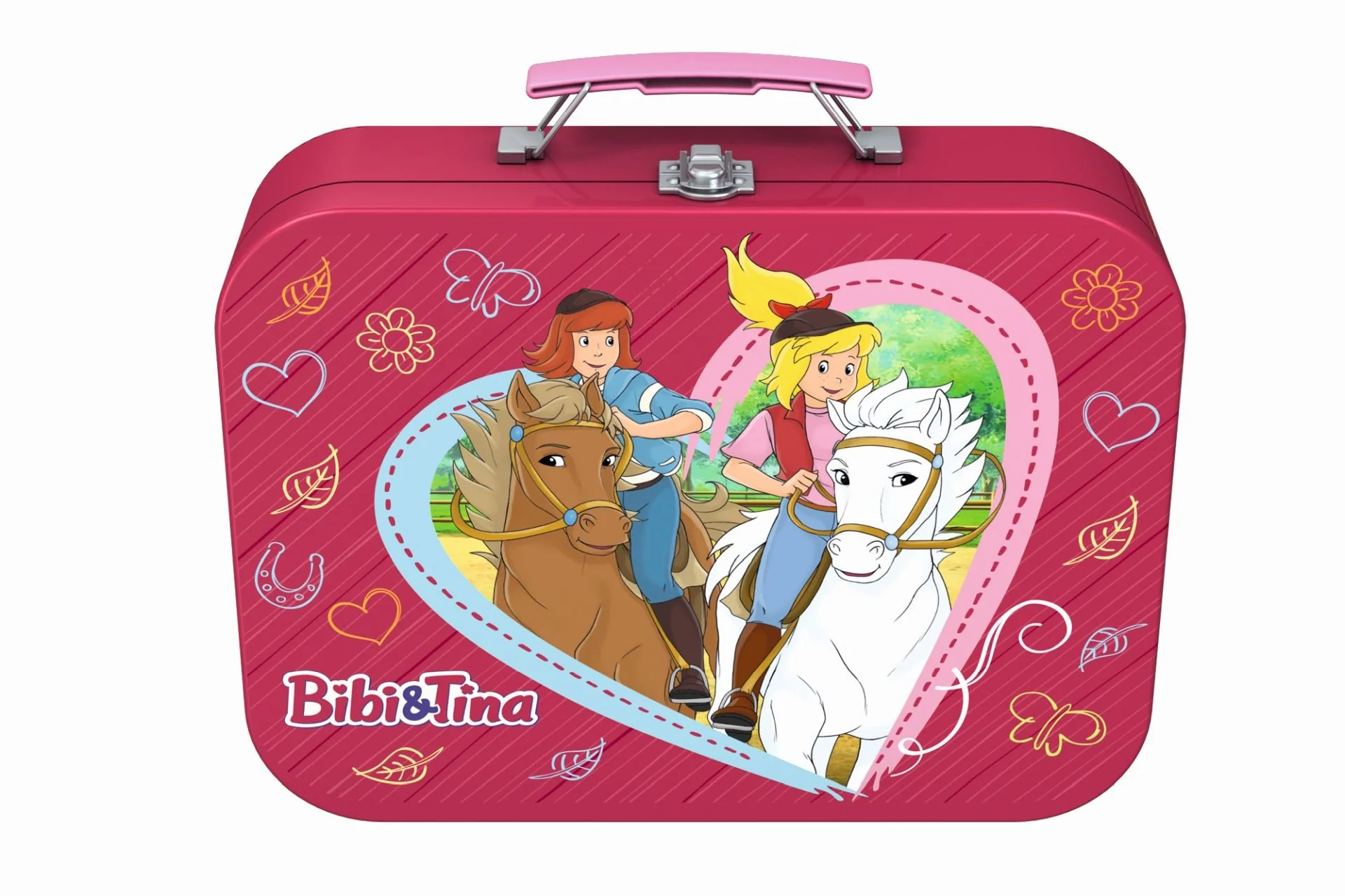 Schmidt Spiele 56509 Bibi und Tina, 4 Kinderpuzzle im Metallkoffer, 2x100 und 2x150 Teile - Image 4