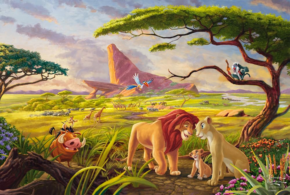 Schmidt Spiele 56560 Thomas Kinkade, Disney, The Lion King, Remember Who You Are, 200 Teile Puzzle