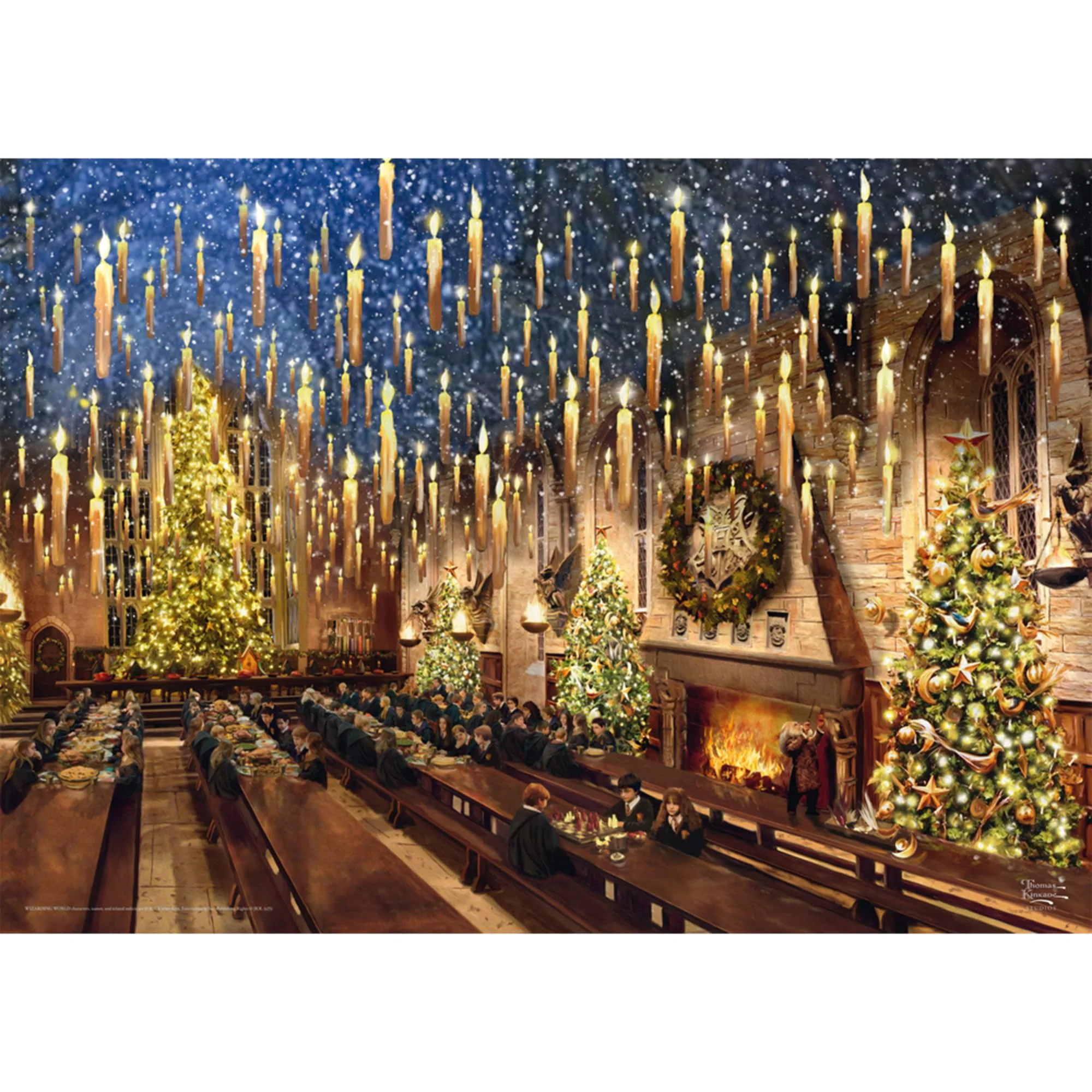 Schmidt Spiele 58578 Thomas Kinkade, Wizarding World, Harry Potter, Great Hall, 1000 Teile Puzzle - Image 2
