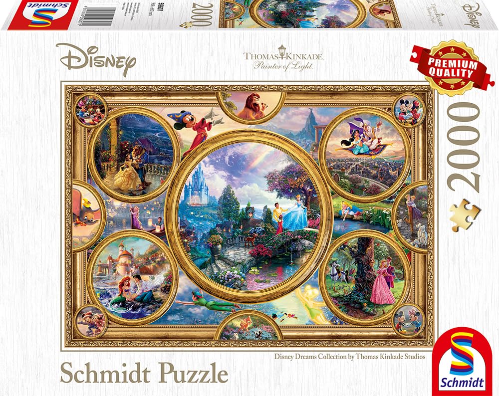 Schmidt Spiele 59607 Thomas Kinkade, Disney Dreams Collection, 2000 Teile Puzzle - Image 2