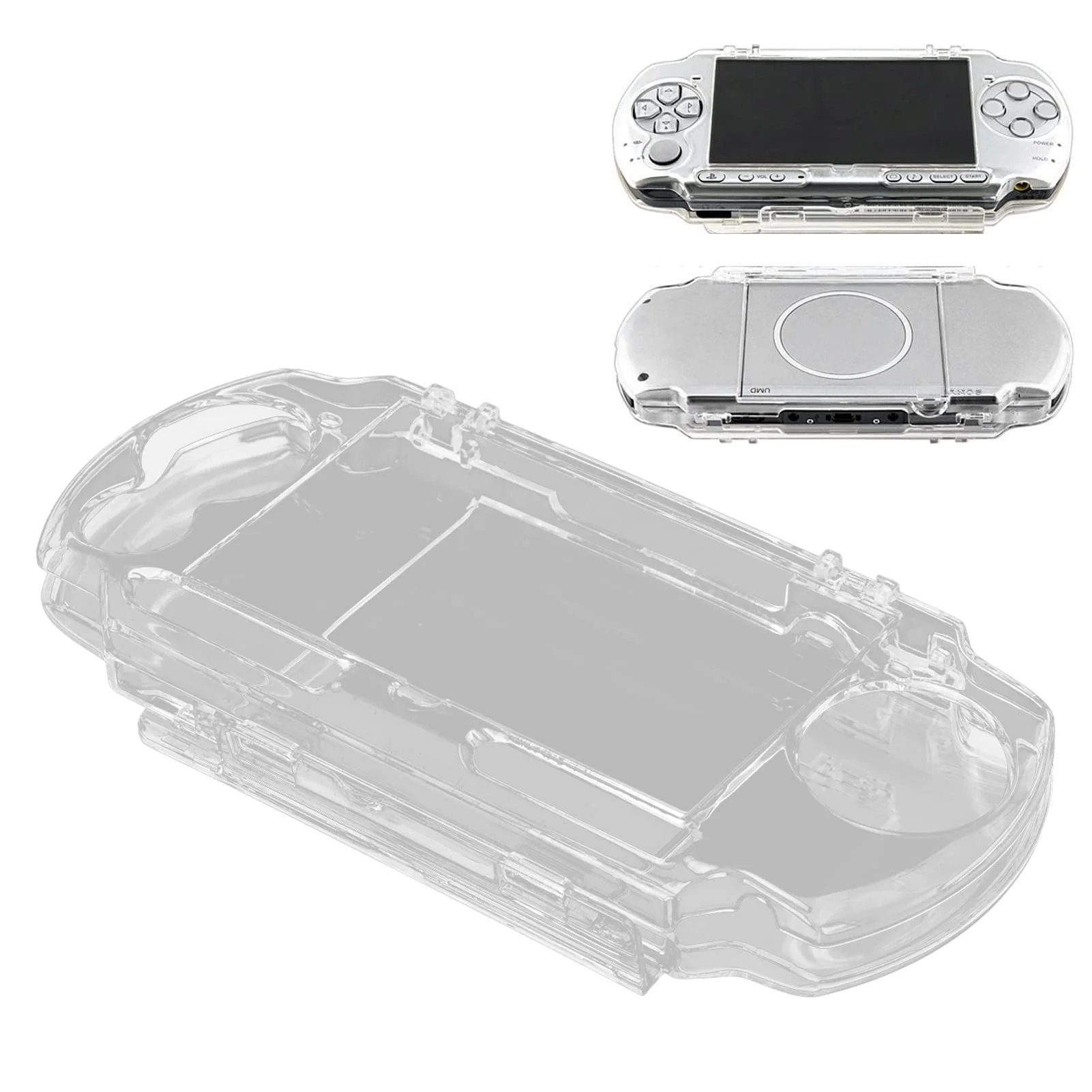 Schutzhülle für PSP2000/3000, Universelle Schutzhülle für PSP, Verhindert Verrutschen, Stoßfeste Transparente Schutzhülle mit Filmhalterung - Image 9