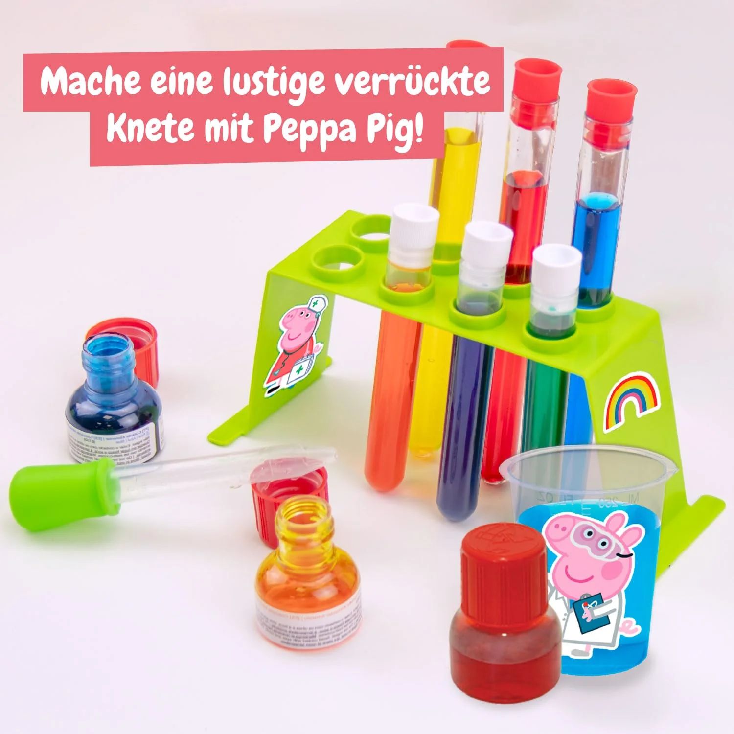 Science4you Mein Erster Experimentierkasten mit Peppa Wutz - Wissenschaftskit Peppa Wutz Spielzeug, 26 Experimenten: Seifenblasen, Fingerfarben herstellen, Lernspielzeug für Kinder ab 4 5 6 7+ Jahren - Image 6