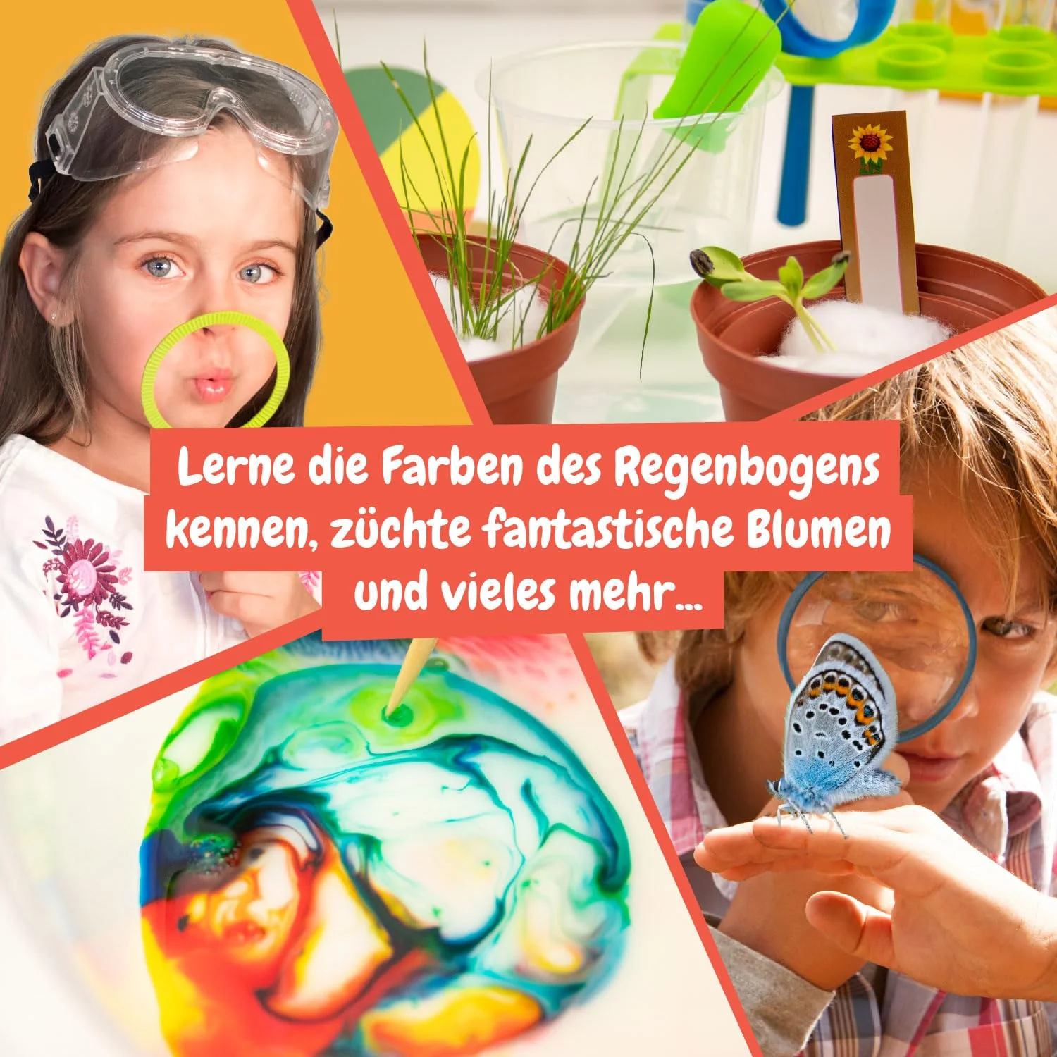 Science4you Mein erstes Experimentierkasten - Spiel mit 26 Experimente für Kinder ab 4 - Lernspielzeug mit Chemiebaukasten für Kinder, Spielzeug und Geschenke für Junge und Mädchen ab 4 5 6 7+ Jahre - Image 4