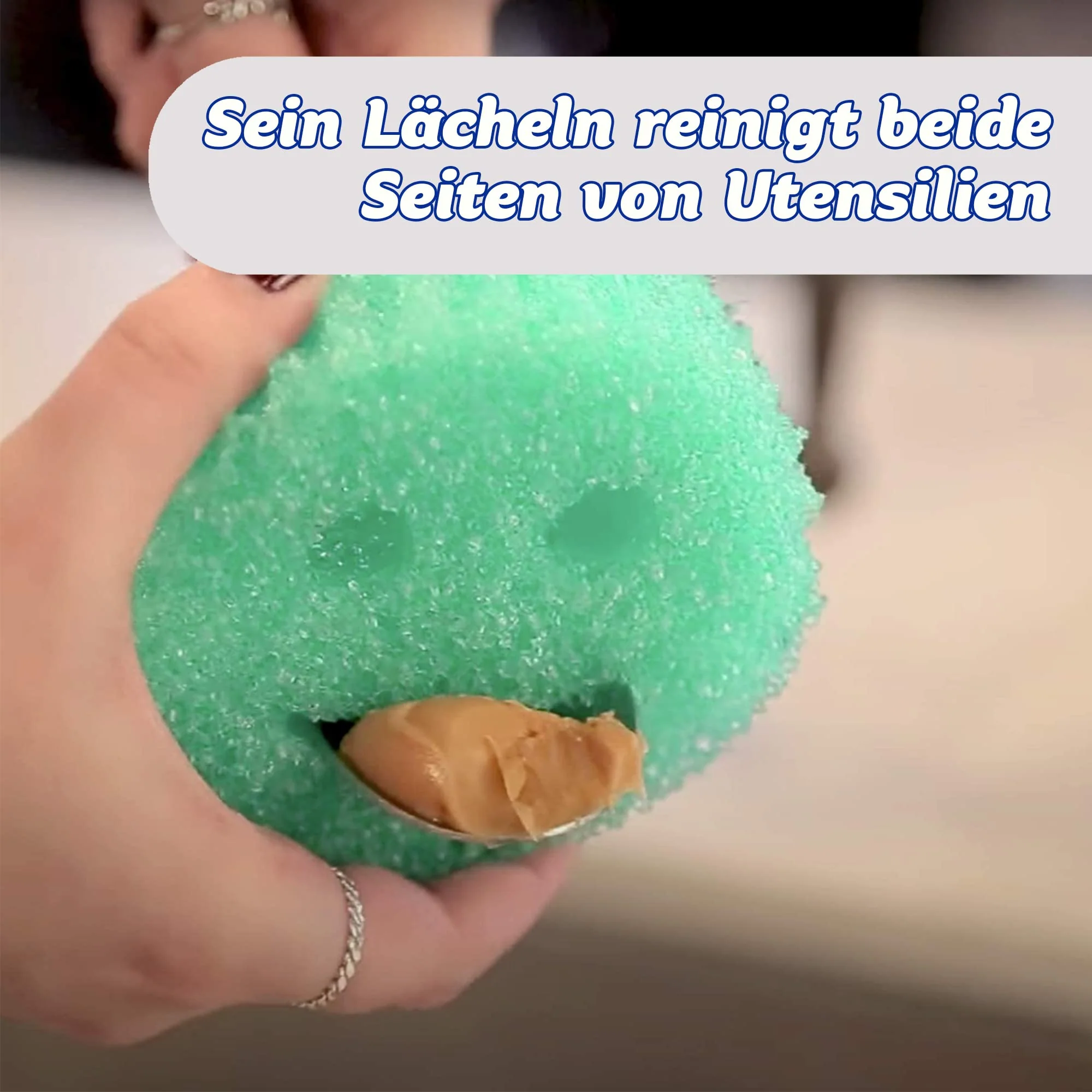 Scrub Daddy Colors Spülschwamm, Putzschwämme im Multipack - Texturveränderung, kratzfreier Schmutzradierer Schwamm für die Küche, geruchsresistent, Küchenschwamm spülmaschinenfest - 4er-Pack