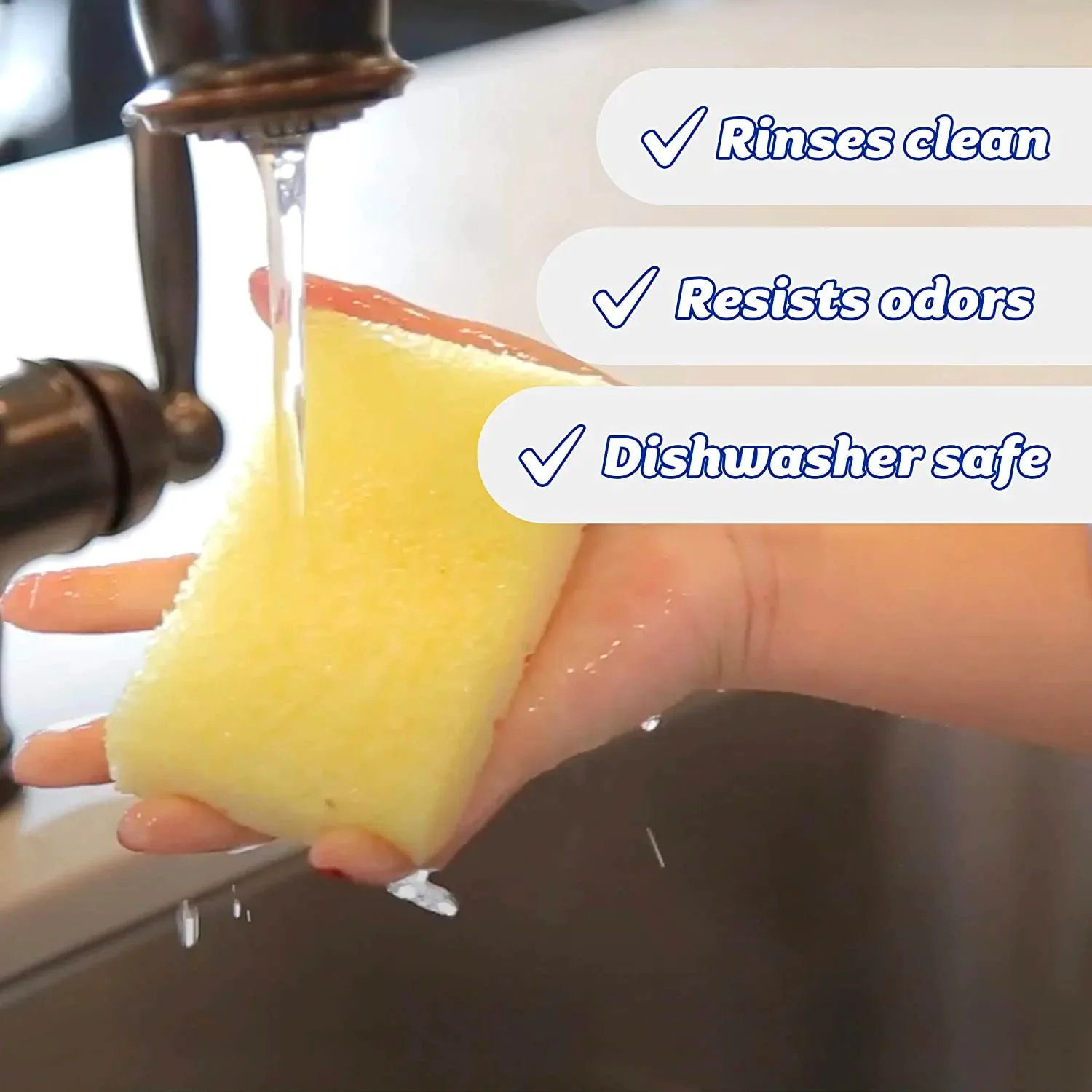 Scrub Daddy SPDDY4 SPMVP Scheuerschwämme, doppelseitig, 4 Stück, Sortiert - Image 5