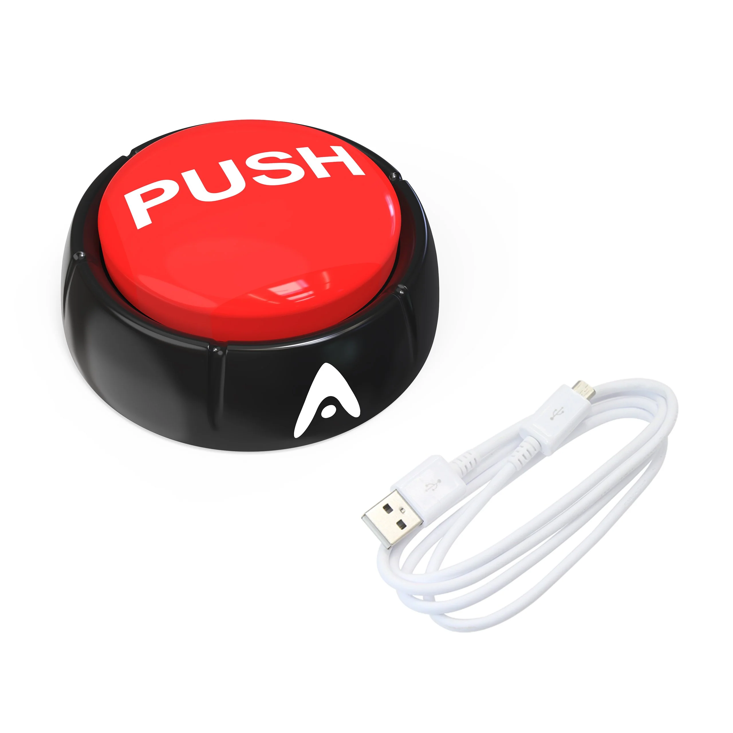 Senfine USB Sound Button – Freely Playable Buzzer for Office Fun – from Bullshit to Panic Everything is Possible