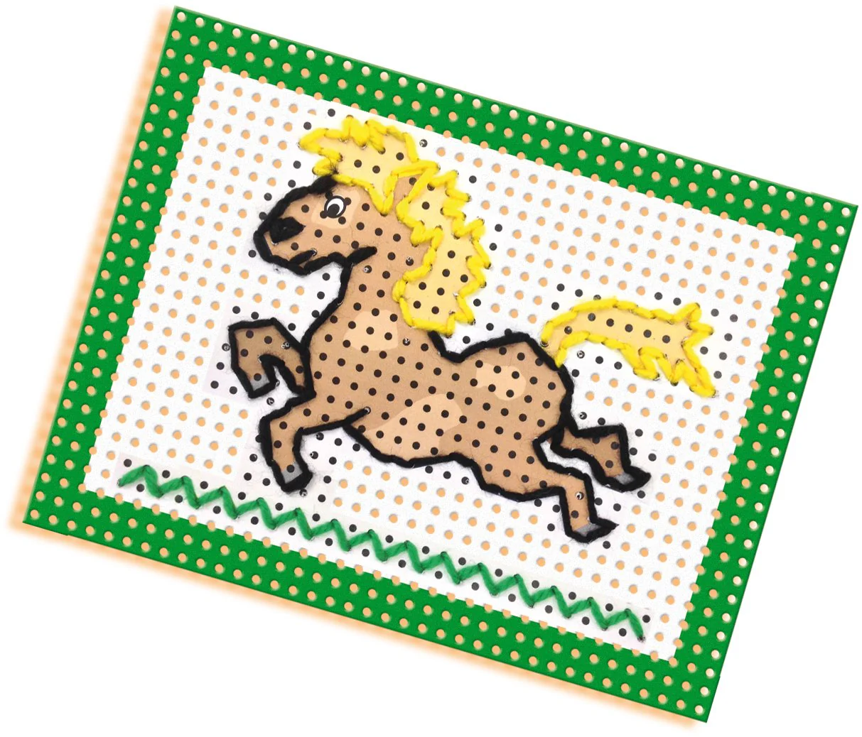 SES Creative | Stickset für Kinder ab 3 Jahre | Kreatives Nähset mit Karten, Fäden & Nadel | Motorikspiel Broderie | Lernspiel Nähen | Bastelset Handarbeit für Kinder | Geschenkidee Kreativspiel - Image 5