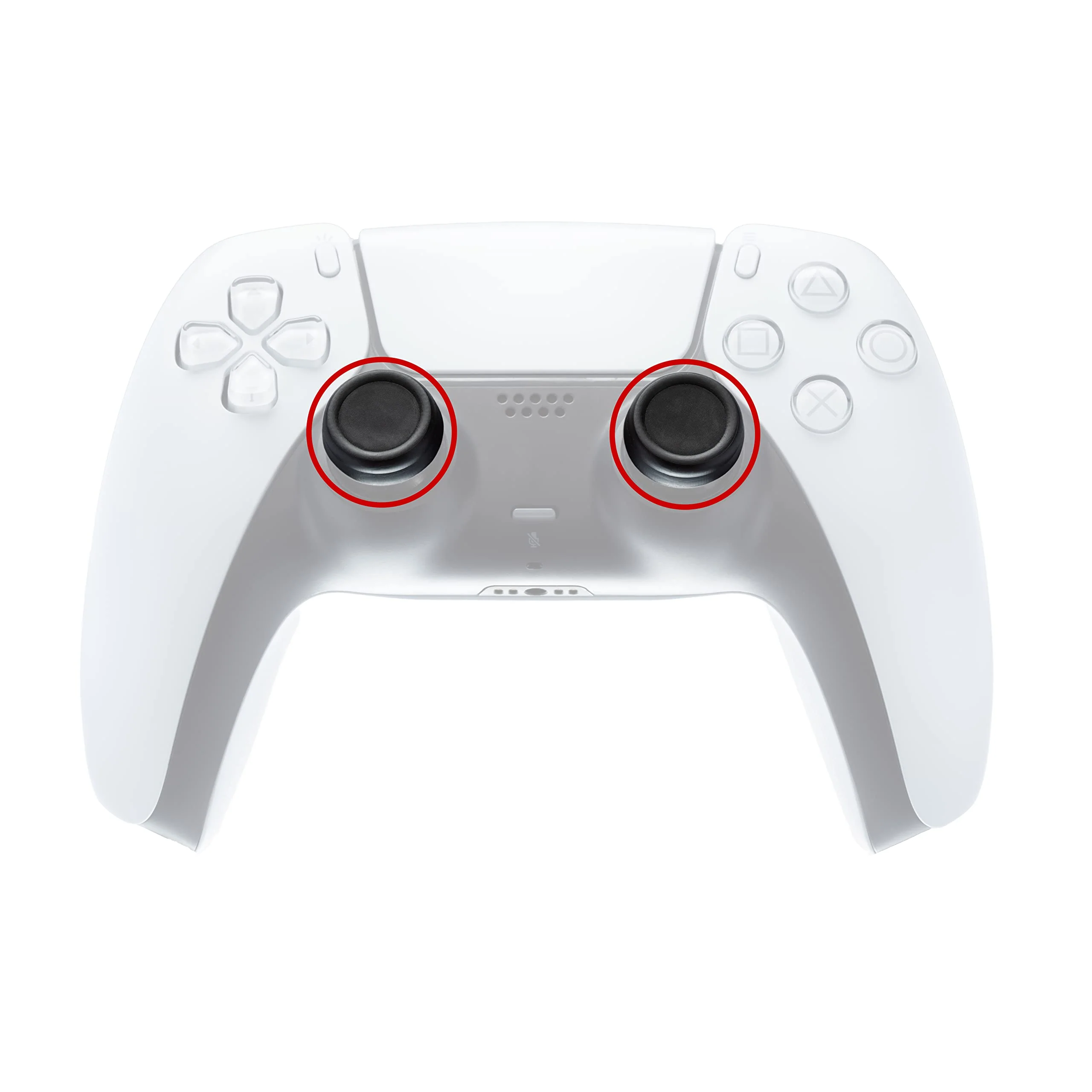 Setex Thumbstick Grip Cover, rutschfeste mikrostrukturierte Griffe, (1 Paar) schwarz, nur Griffabdeckungen - Image 2