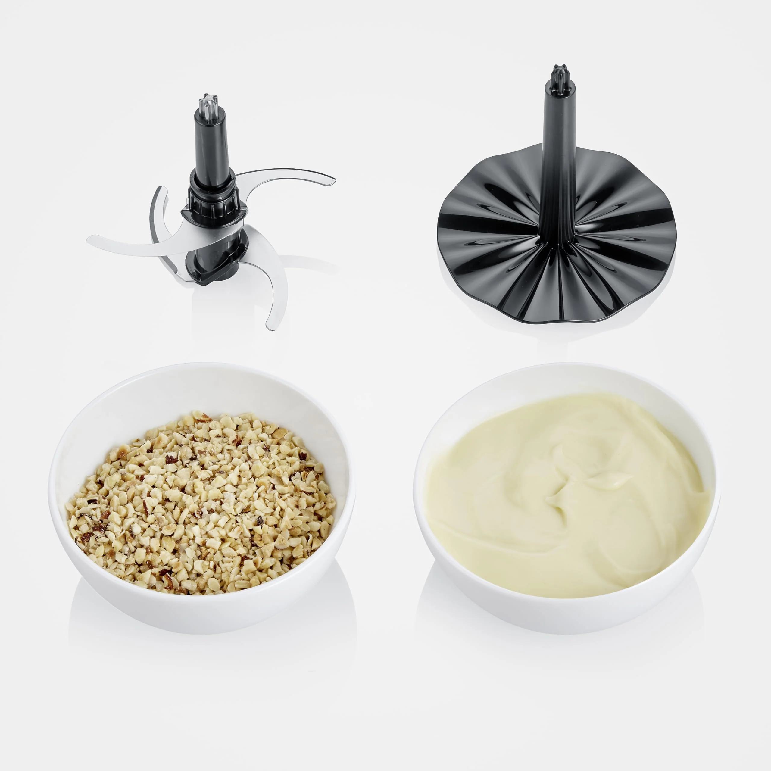 SEVERIN Universalzerkleinerer, Multizerkleinerer für grobes und feines Zerkleinern, geeignet für Crushed Ice, Käse, Nüsse und mehr, matt-schwarz/Edelstahl-gebürstet, KM 3867 - Image 8