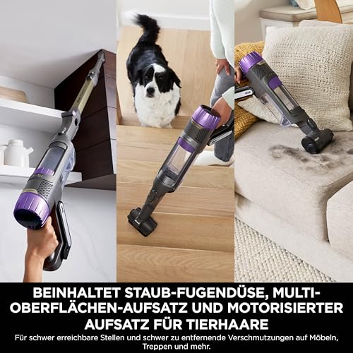 Shark PowerDetect Clean & Empty Akku-Staubsauger mit Absaugstation, bis 70 Min. Laufzeit, kabellos, selbstentleerend, für Tierhaare, Allergiker, Teppich und Hartböden, mit LED-Licht, IP3225EUT - Image 2