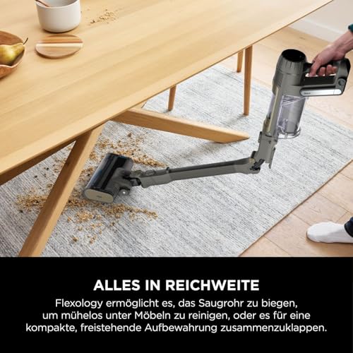 Shark PowerDetect Clean & Empty Akku-Staubsauger mit Absaugstation, bis 70 Min. Laufzeit, kabellos, selbstentleerend, für Tierhaare, Allergiker, Teppich und Hartböden, mit LED-Licht, IP3225EUT - Image 6