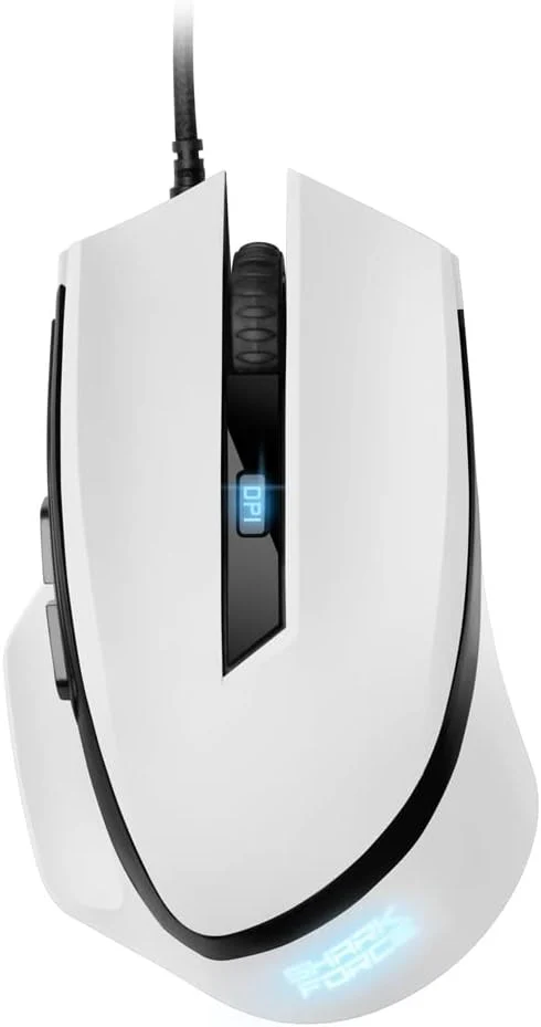 Sharkoon Shark Force II weiß, Gaming Maus, 4044951030446 - Image 3
