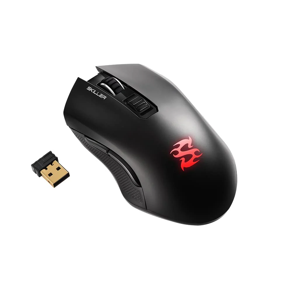 Sharkoon SKILLER SGM3 schwarz, optische Gaming Maus, Dual Mode (Funk oder Kabelgebunden), RGB - Image 6