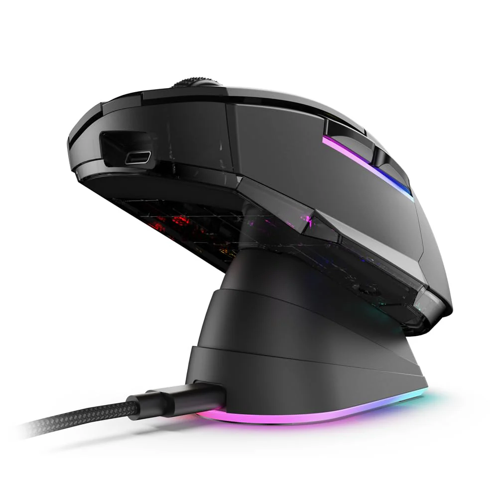 Sharkoon Skiller SGM50W Black, Wireless Optical Gaming Maus, RGB, PBT Button - Image 7