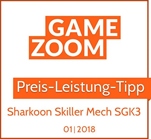 Sharkoon, Verkabelt, Skiller Mech SGK3 Mechanische Gaming Tastatur (mit RGB-Beleuchtung, rote Schalter, N-Key-Rollover, 1000 Hz Polling Rate) schwarz - Image 5