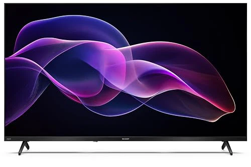 SHARP 40HF3365E – Google TV, 40" FHD, Rahmenlos, 60 Hz, QLED, Google Assistant mit Mikrofon, Chromecast, Bluetooth, 2x8 W Sound, 3X HDMI, 2X USB, Farbe: Schwarz - Image 10