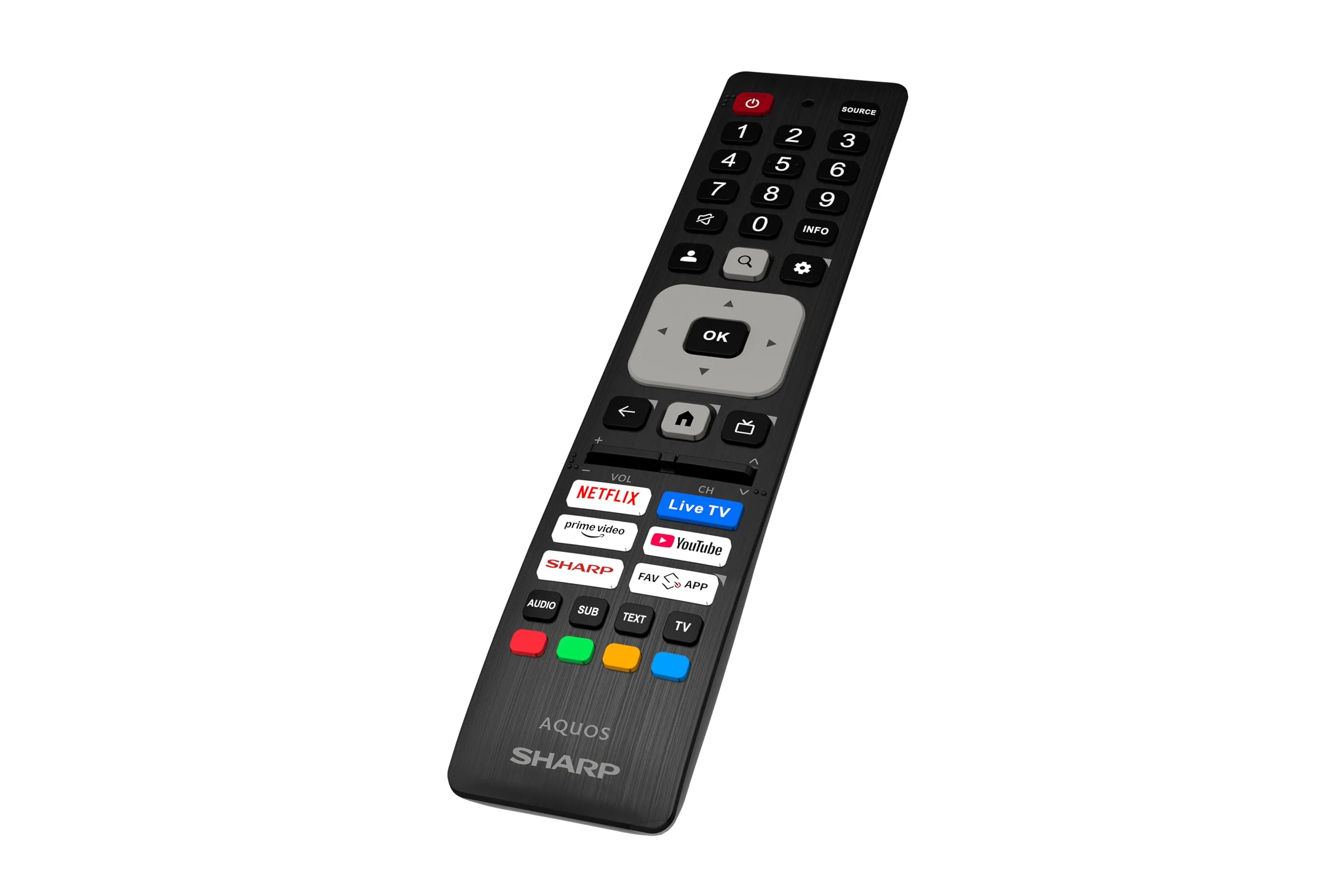SHARP 40HF3365E – Google TV, 40" FHD, Rahmenlos, 60 Hz, QLED, Google Assistant mit Mikrofon, Chromecast, Bluetooth, 2x8 W Sound, 3X HDMI, 2X USB, Farbe: Schwarz - Image 3