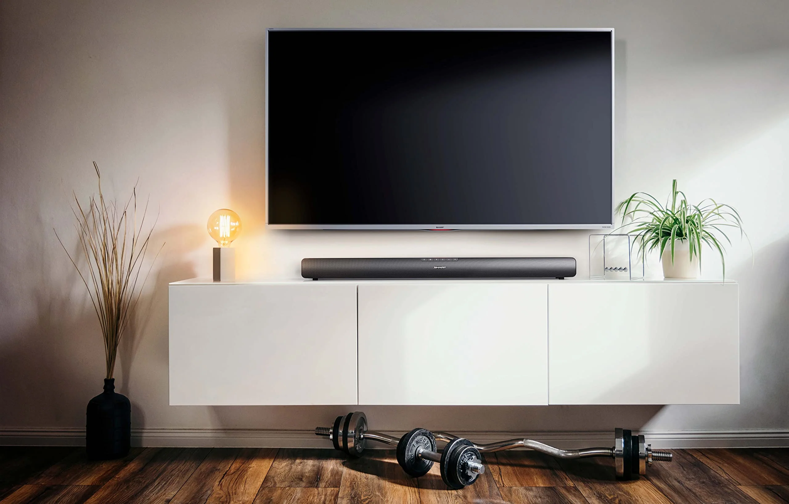 SHARP HTSB100 2.0 Soundbar 75W (USB, Bluetooth, HDMI, Optisch, AUX-In (3,5mm), Breite: 80cm), schwarz - Image 7