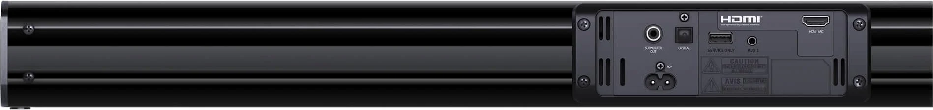 SHARP HTSBW110 2.1 Soundbar 180W (USB, Bluetooh, HDMI, Optisch, AUX-In (3,5mm), Breite: 80cm), Slim-Design, externer Subwoofer, schwarz - Image 3