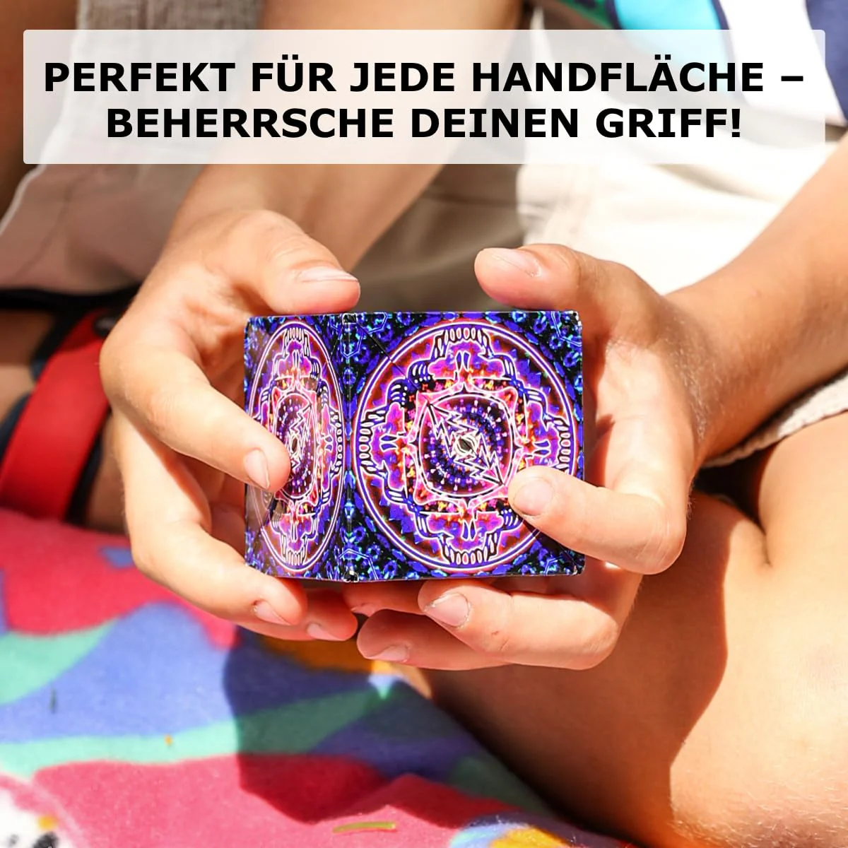 Shashibo Formwechsel-Box – Preisgekrönter, patentierter Zappelwürfel mit 36 Seltenerdmagneten – lässt Sich in über 70 Formen verwandeln (Blue Planet) - Image 4