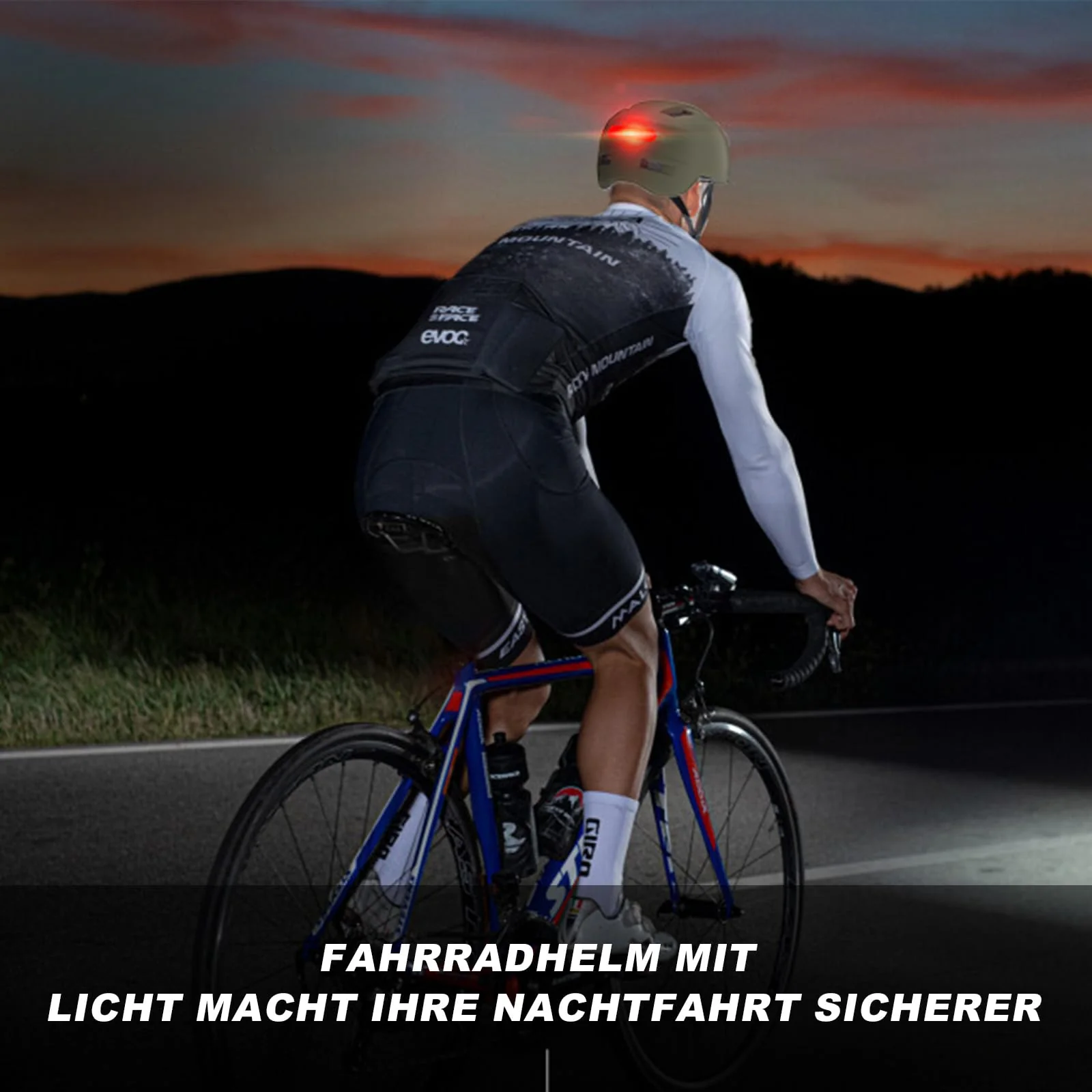 Shinmax Fahrradhelm Herren Damen, Helm Fahrrad mit USB Licht 5 Modi Fahrradhelm mit Visier, Mountainbike Helm Rennradhelm Erwachsen für Scooter Urban Pendler Green M - Image 3