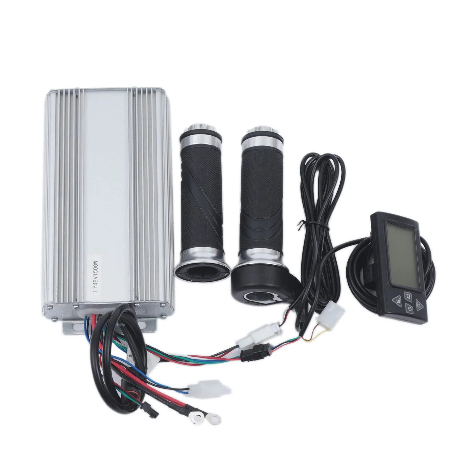 SHZICMY 26 Zoll Elektro-Fahrrad Kit mit LCD 1500W Elektrofahrrad Umbausatz Hinterrad Motor E-Bike Conversion Kit 48V - Image 5