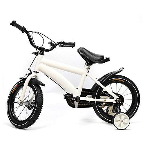 SHZICMY Kinderfahrrad 14 Zoll MäDchen/Jungen, Mountainbike Kinder,Mountainbikes für Kinder von 3-6 Jahren, mit Abnehmbare Stützräder Laufräder
