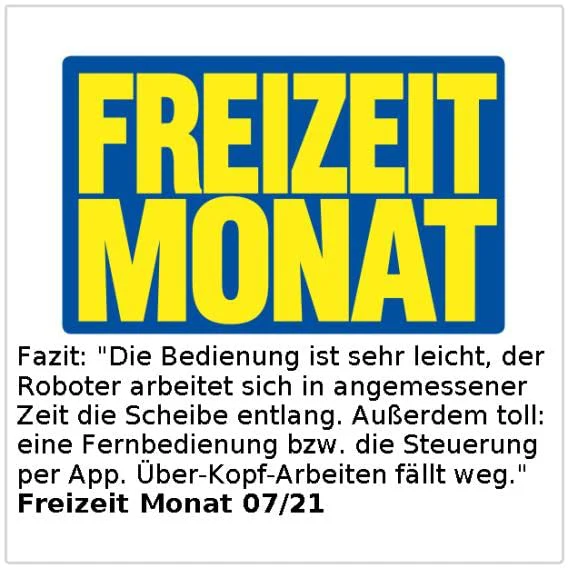 Sichler Haushaltsgeräte Fensterreinigungsroboter: Profi-Fensterputz-Roboter PR-040 mit Bluetooth, App & Sicherungs-Seil (Fenstersauger, Fensterputzroboter Akku, Fensterreinigung) - Image 10