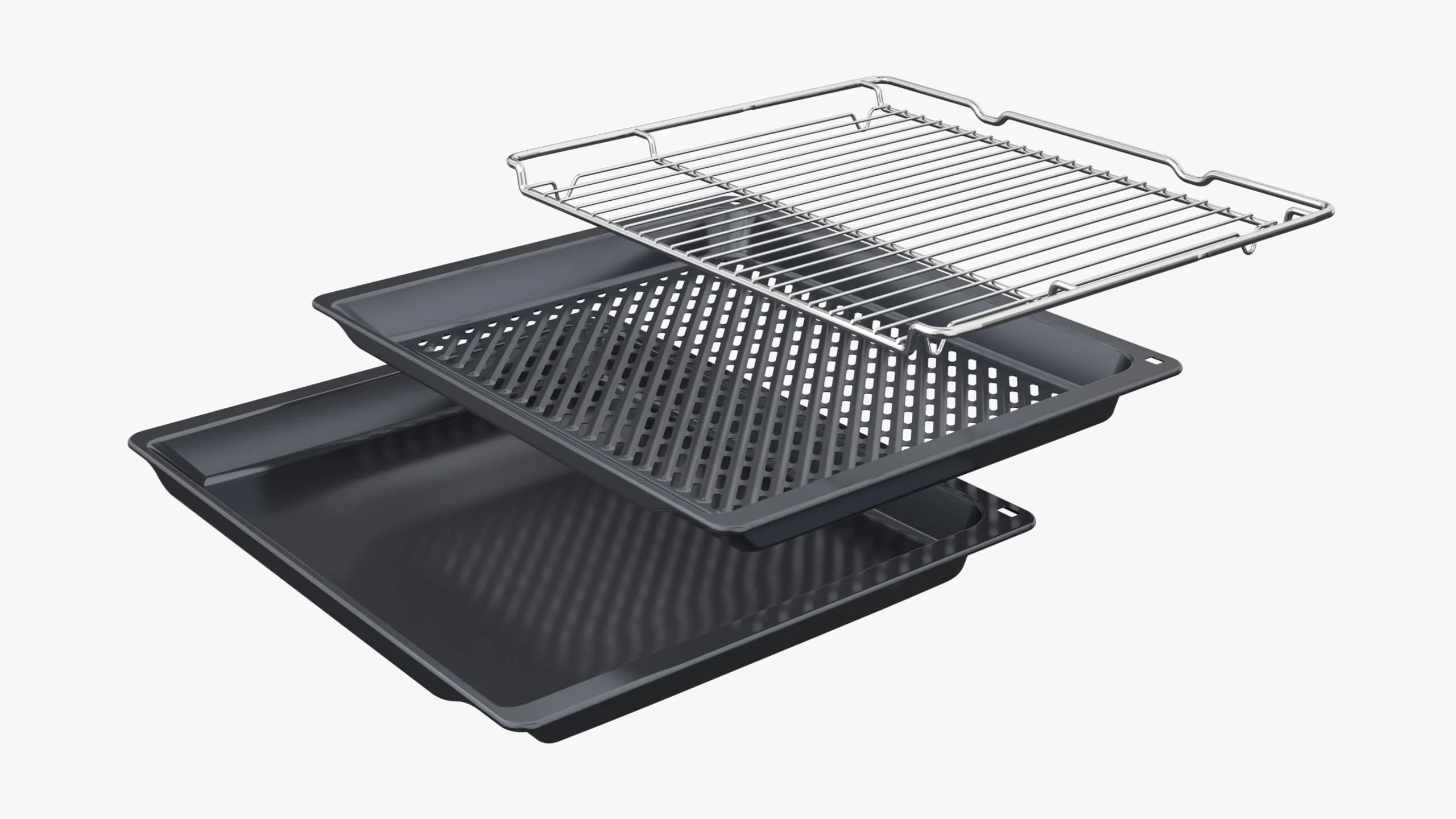 Siemens HB572ABS3, iQ300, Einbau-Backofen 60 x 60 cm, Air Fry, activeClean Pyrolyse Selbstreinung, LED-Touchbedienung, 3D Heißluft, Schnellaufheizung, cookControl10 Automatikprogramme, Edelstahl - Image 3