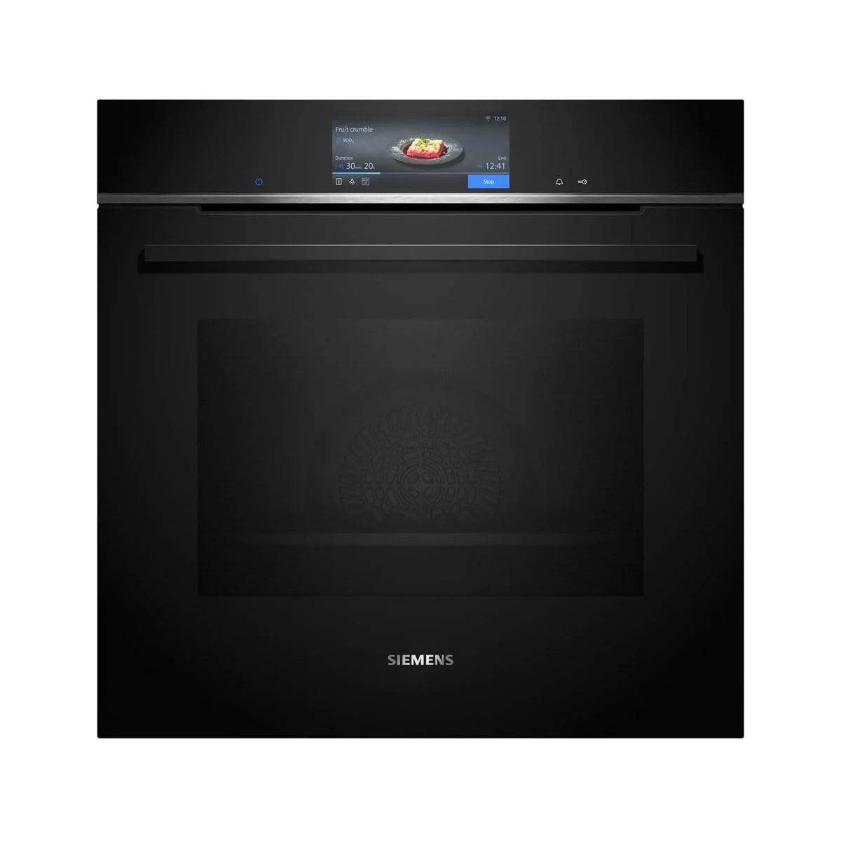 Siemens HB778G3B1,Q700 Smarter Einbau-Backofen, 60 x 60 cm, Made in Germany, Pyrolyse & Hydrolyse Selbstreinigung, Bratenthermometer, Air Fry, Backautomatik, Farbiger Touchscreen, 4D Heißluft, Schwarz - Image 9