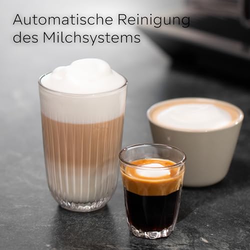 Siemens Kaffeevollautomat EQ700 classic, großes farbiges TFT-Display, 36 Heiß- und Kaltgetränke, Cold Brew, 10 Favoriten, 2-Tassen-Funktion, Steuerung per App, autom. Reinigungsystem, Silber, TP715E17 - Image 8