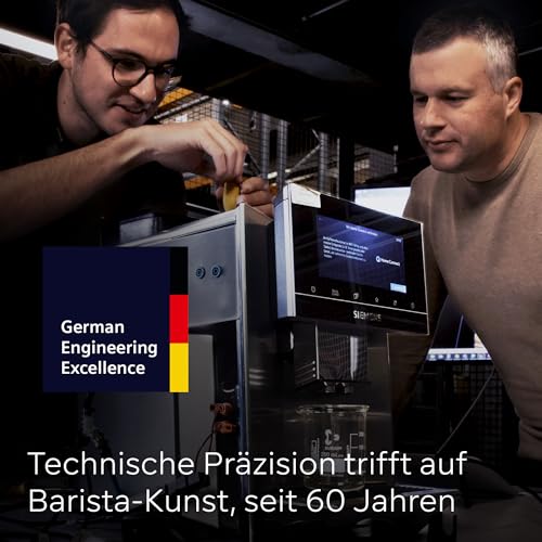 Siemens Kaffeevollautomat EQ900, großes farbiges TFT-Display, 2 Bohnenbehälter, 36 Heiß- und Kaltgetränke, Cold Brew, super leise, Doppeltassenfunktion, Steuerung per App, Edelstahl, TQ907D03 - Image 4