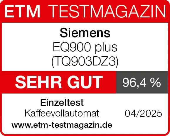 Siemens Kaffeevollautomat EQ900 plus, großes farbiges TFT-Display, autom. Reinigungsystem via Kartuschen, 36 Heiß- und Kaltgetränke, Cold Brew, Doppeltassenfunktion, super leise, Edelstahl, TQ903DZ3 - Image 17