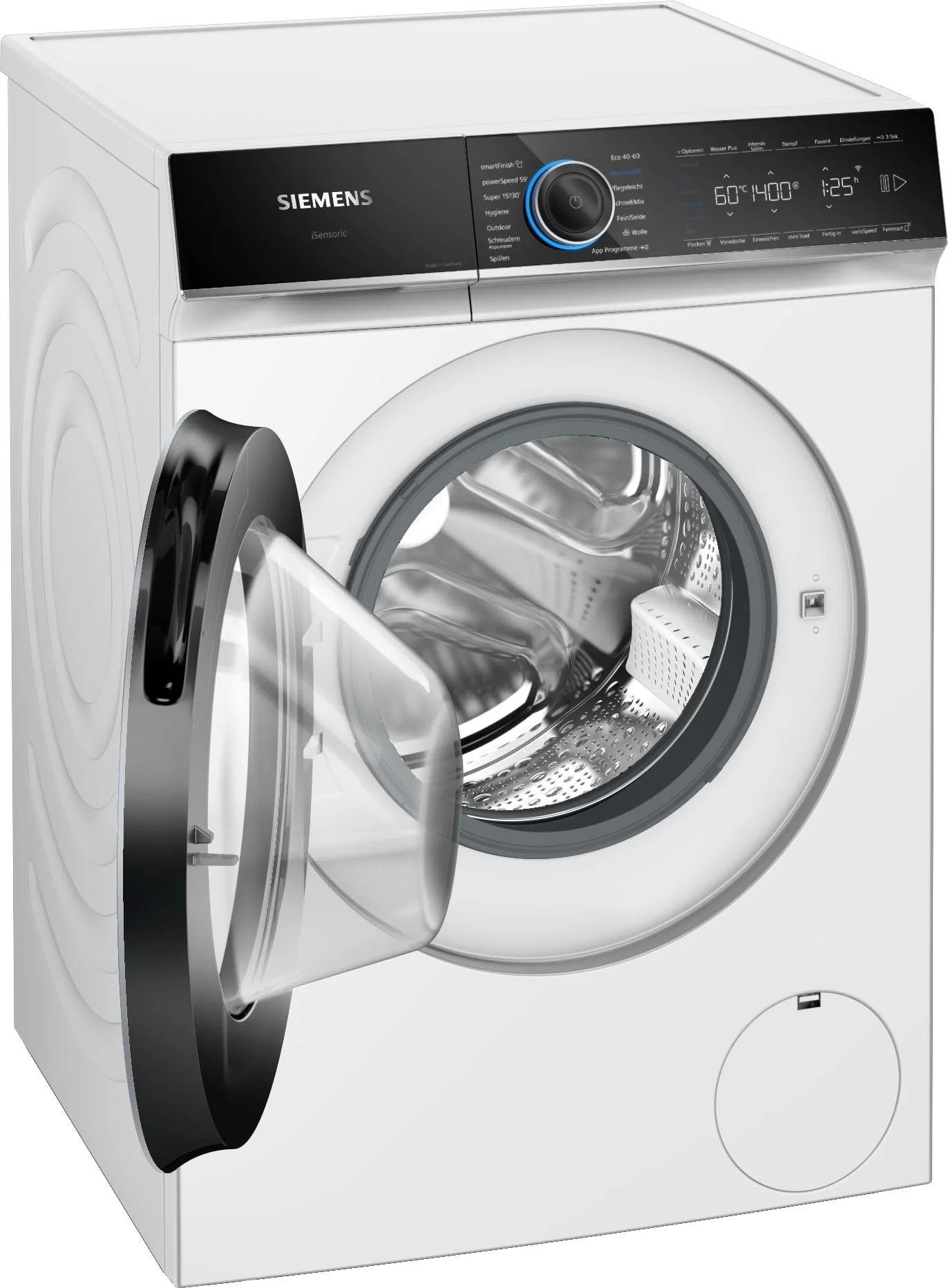 Siemens WG44B2040, iQ700, Smarte Waschmaschine 9kg, 1400 UpM, Made in Germany, Antiflecken-System, weniger Bügeln mit smartFinish, varioSpeed für schneller saubere Wäsche, Nachlegefunktion, aquaStop - Image 11