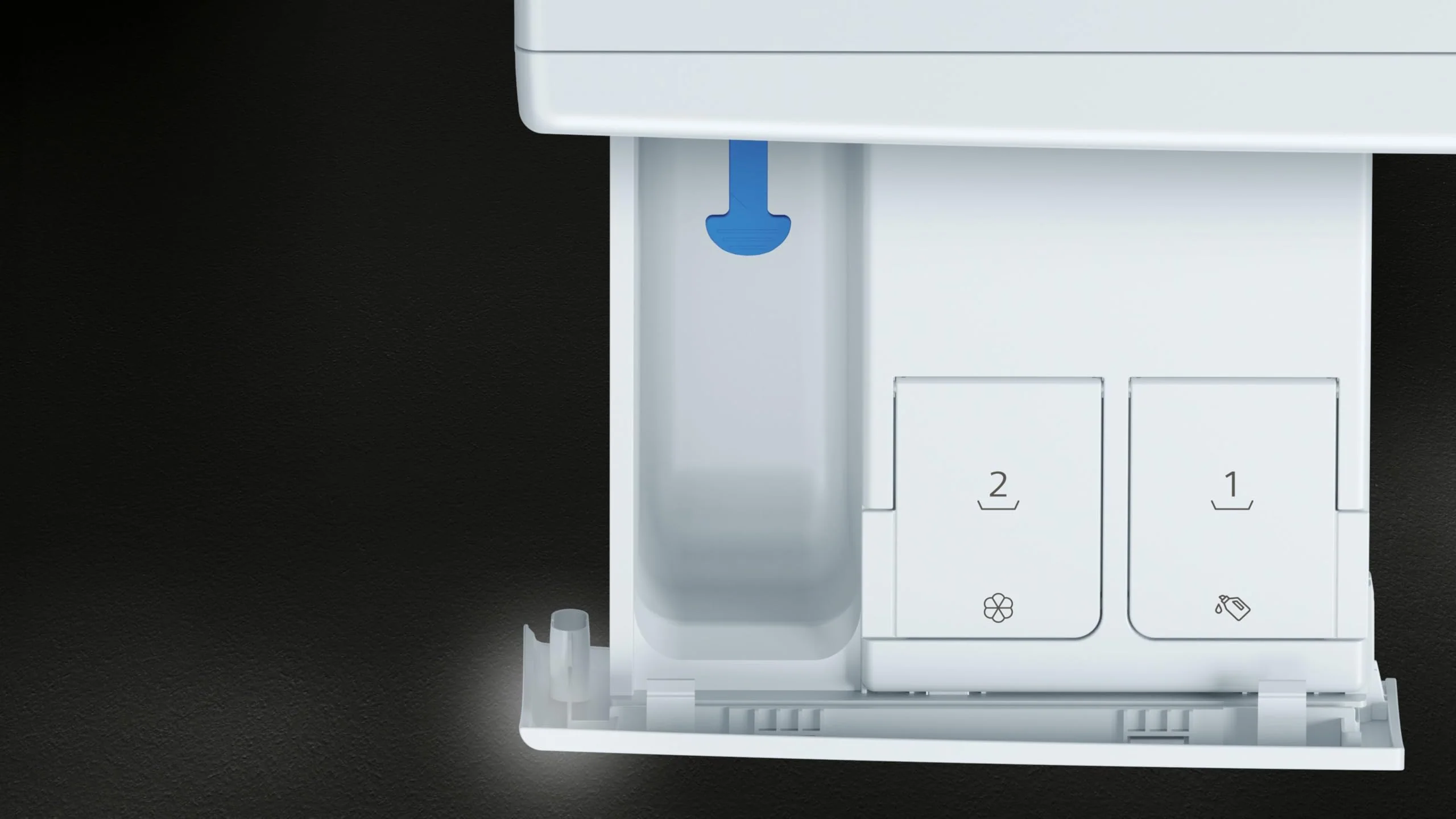 Siemens WG44G2F41, iQ500, Waschmaschine 9 kg, 1400 UpM, automatische Fleckenentfernung, weniger Bügeln mit smartFinish, varioSpeed für schnelles Waschen, i-Dos, Nachlegefunktion, aquaStop, Weiß - Image 3