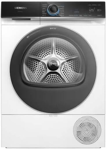 Siemens WQ45B2B40 iQ700 Smarter Wärmepumpen-Trockner, 9kg, autoDry optimale Trocknung, selbstreinigender Kondensator, directTouch LED-Display, intelligentDry, Outdoor-Programm, Weiß, 60cm - Image 4