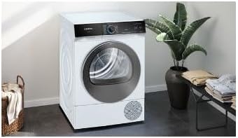 Siemens WQ45B2B40 iQ700 Smarter Wärmepumpen-Trockner, 9kg, autoDry optimale Trocknung, selbstreinigender Kondensator, directTouch LED-Display, intelligentDry, Outdoor-Programm, Weiß, 60cm - Image 8
