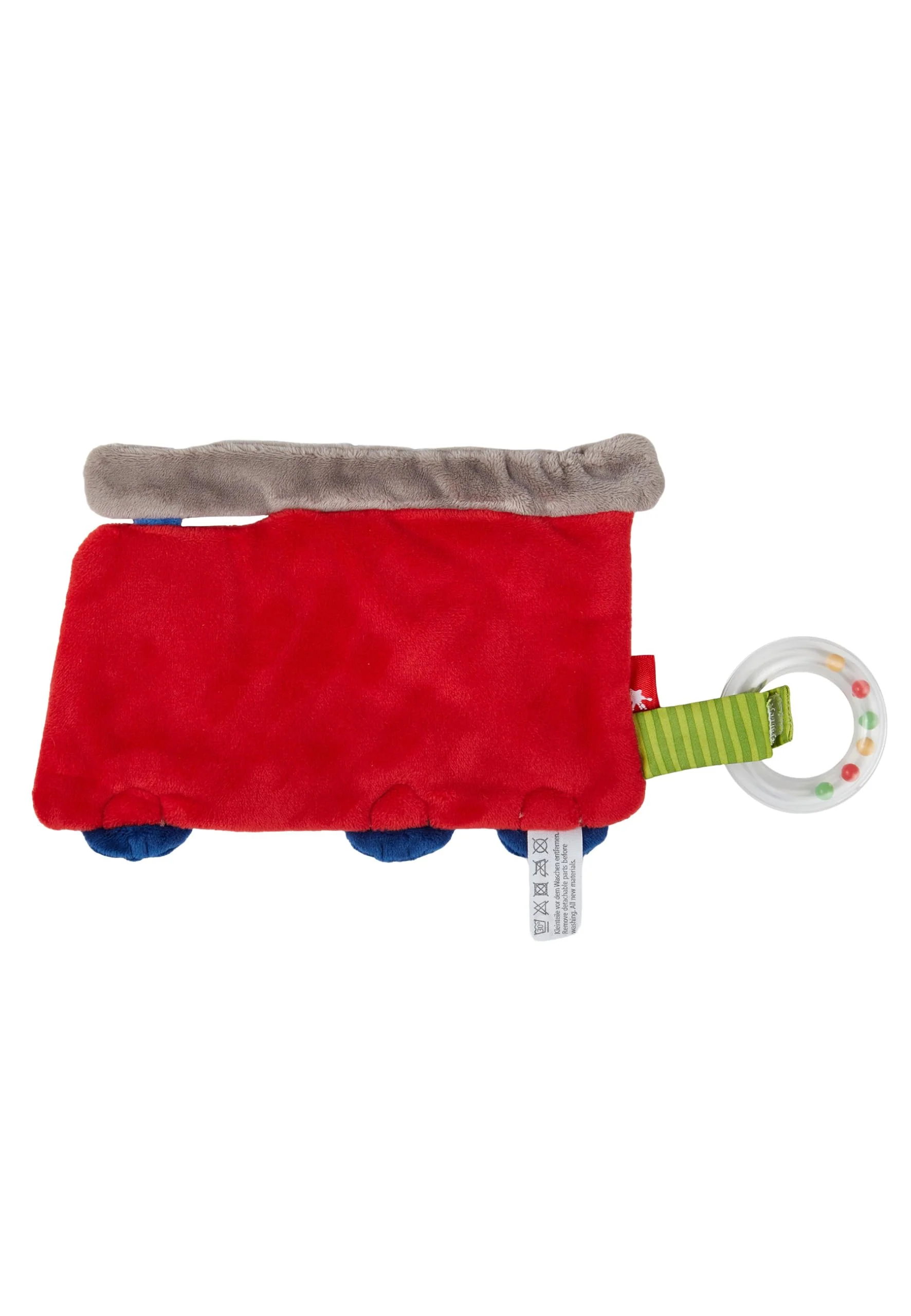 SIGIKID 42304 Aktiv-Knistertuch Feuerwehr PlayQ Mädchen und Jungen Babyspielzeug empfohlen ab Geburt rot, 1 Stück (1er Pack) - Image 6