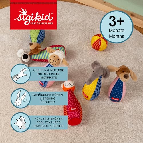 SIGIKID 49520 Kegelspiel Soft PlayQ Mädchen und Jungen Babyspielzeug empfohlen ab 3 Monaten mehrfarbig - Image 17