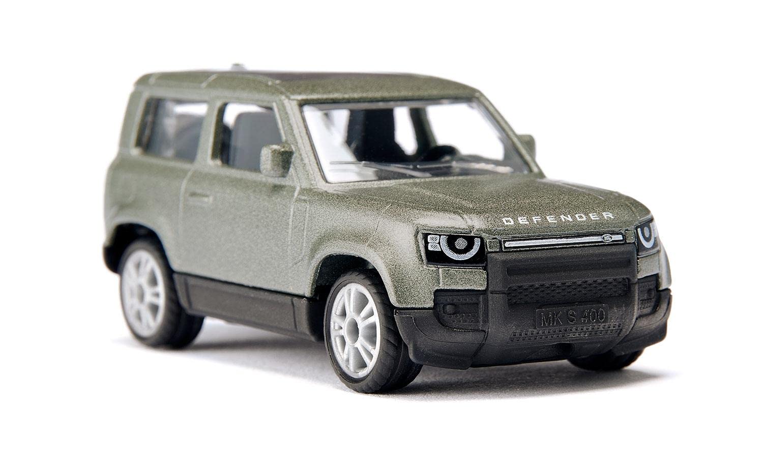 siku 1549, Land Rover Defender 90 P400 AWD, Spielzeug-Auto, Metall/Kunststoff, Grün, Metallic-Lackierung, Gummierte Reifen, Anhängerkupplung - Image 3