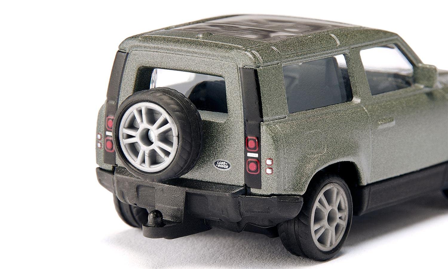 siku 1549, Land Rover Defender 90 P400 AWD, Spielzeug-Auto, Metall/Kunststoff, Grün, Metallic-Lackierung, Gummierte Reifen, Anhängerkupplung - Image 4