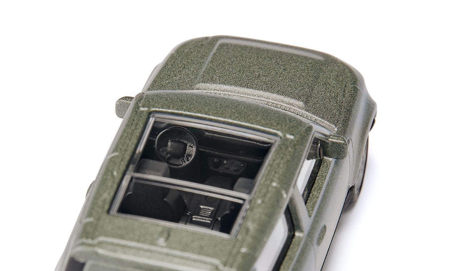 siku 1549, Land Rover Defender 90 P400 AWD, Spielzeug-Auto, Metall/Kunststoff, Grün, Metallic-Lackierung, Gummierte Reifen, Anhängerkupplung - Image 5