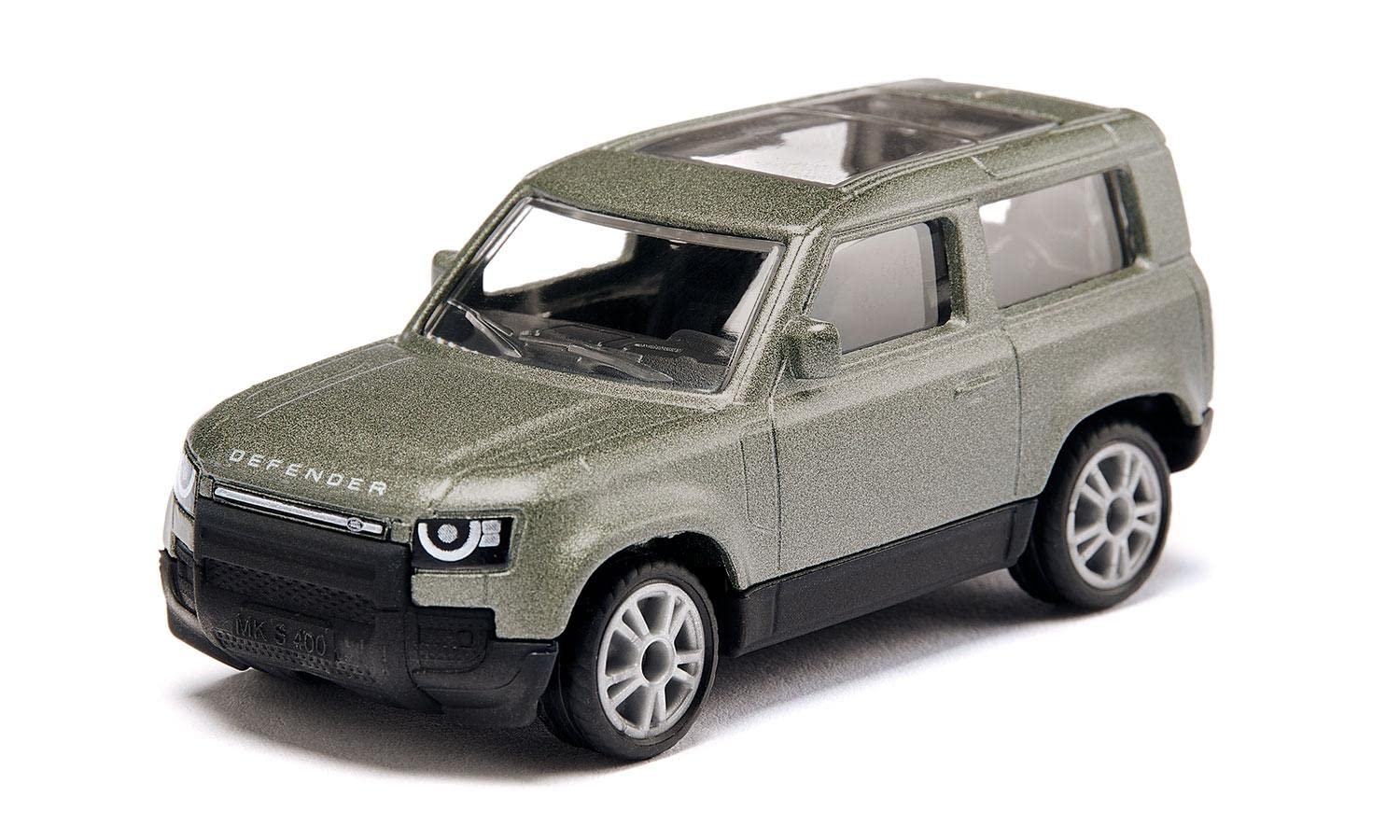 siku 1549, Land Rover Defender 90 P400 AWD, Spielzeug-Auto, Metall/Kunststoff, Grün, Metallic-Lackierung, Gummierte Reifen, Anhängerkupplung - Image 6