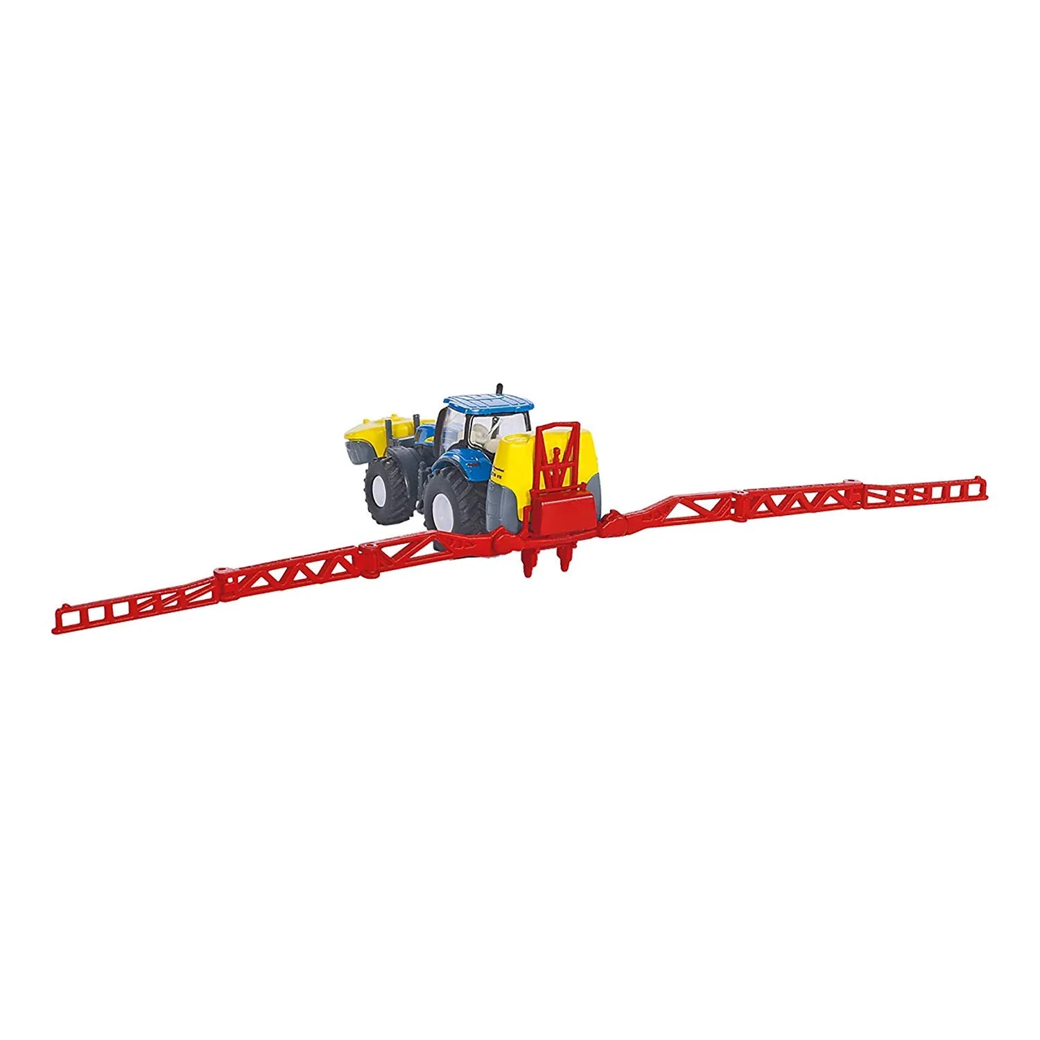 siku 1799, New Holland Traktor mit Kverneland Pflanzenschutzspritze, 1:87, Metall/Kunststoff, Blau, Einklappbares Gestänge - Image 2