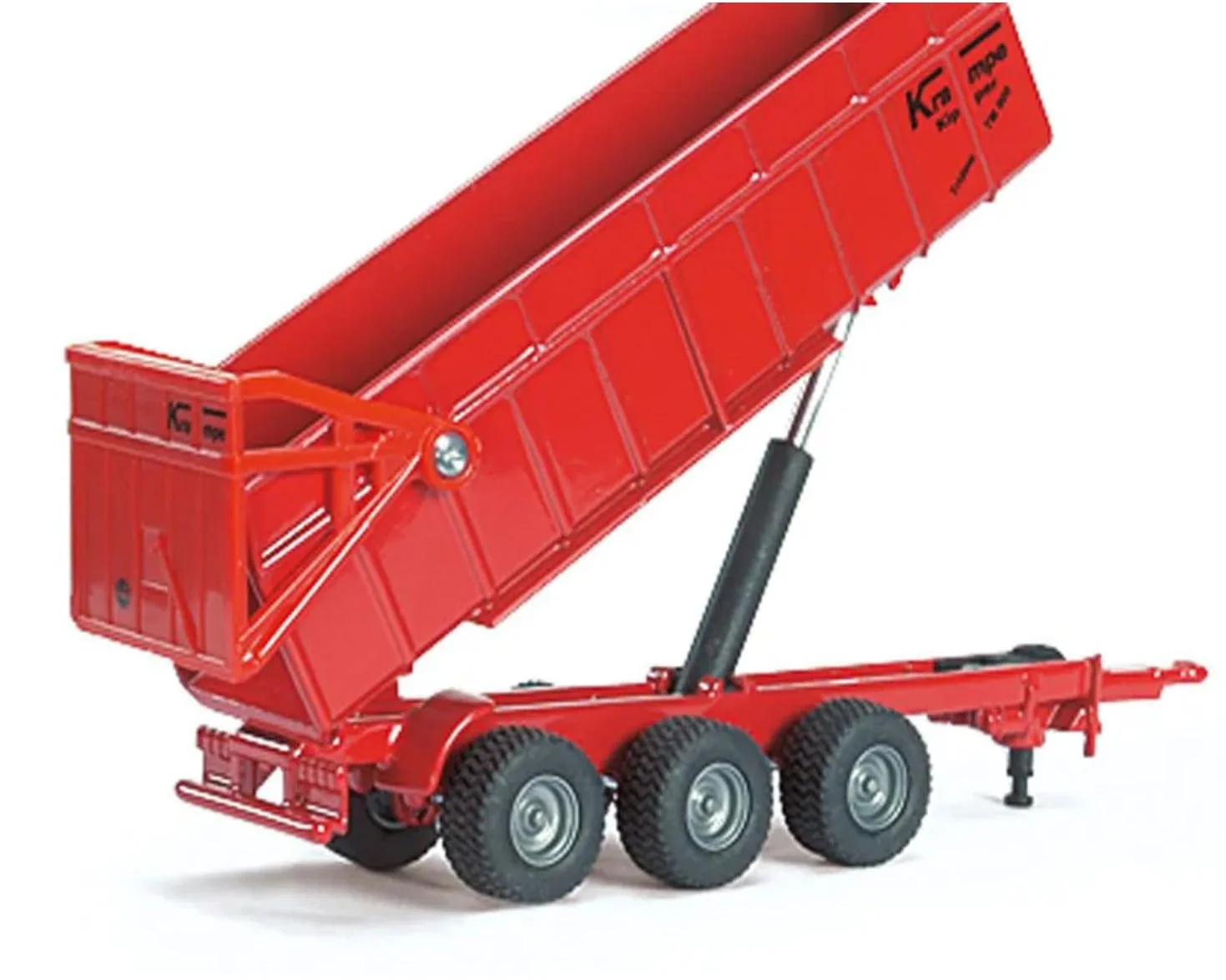 siku 1844, Massey Ferguson Traktor mit Anhänger, 1:87, Metall/Kunststoff, Rot, Kippbarer Anhänger - Image 7