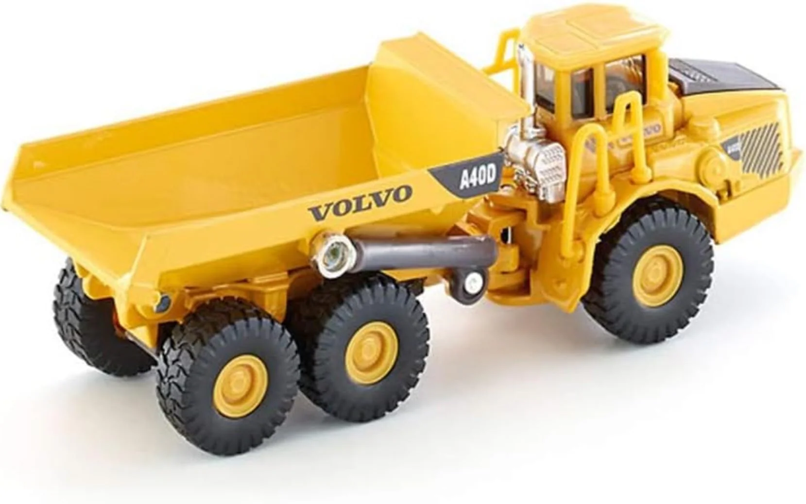 siku 1877, Volvo Dumper, Baustellenfahrzeug, 1:87, Metall/Kunststoff, Kippbare Mulde, Gelb - Image 6