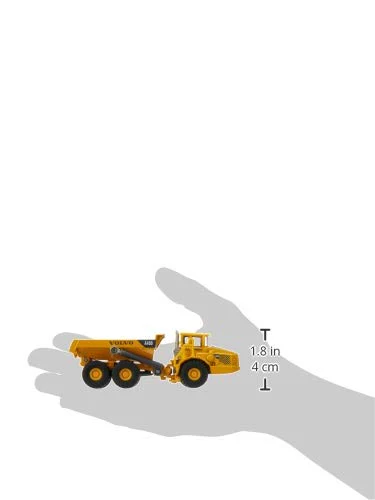 siku 1877, Volvo Dumper, Baustellenfahrzeug, 1:87, Metall/Kunststoff, Kippbare Mulde, Gelb - Image 8