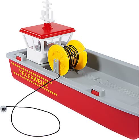 siku 2117, Feuerwehr Arbeitsboot, 1:50, Metall/Kunststoff, Rot/Gelb, Inkl. Ford F150 Pick-Up und Stickerbogen - Image 6