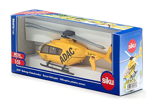 siku 2539, Rettungshubschauber, 1:55, Metall/Kunststoff, Gelb, Bewegliche Rotoren - Image 2