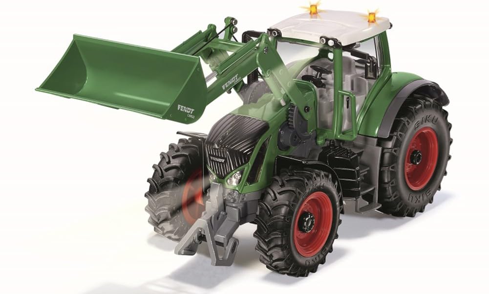 siku 6793, Fendt 933 Vario Traktor mit Frontlader, Grün, Metall/Kunststoff, 1:32, Ferngesteuert, Steuerung mit App via Bluetooth, Ohne Fernsteuermodul - Image 5
